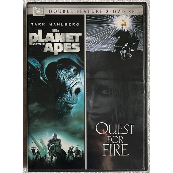 Planet of the Apes (2001)/Quest for Fire (DVD, 2006, 2-Disc Set, Double Feature) - Picture 1 of 6